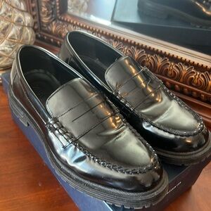 Zara men’s black loafers